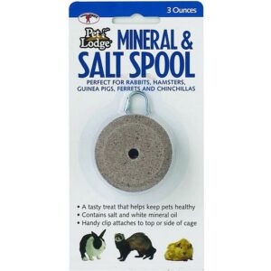 Pet Lodge Mineral Salt Spool with Hanger