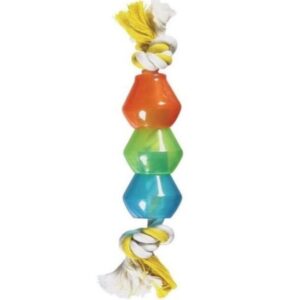 Pet Treat Pods Rope Rubber Large Dog Tug Toy
