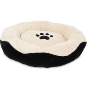 Petmate Aspen Round Pet Bed 18 inch Black