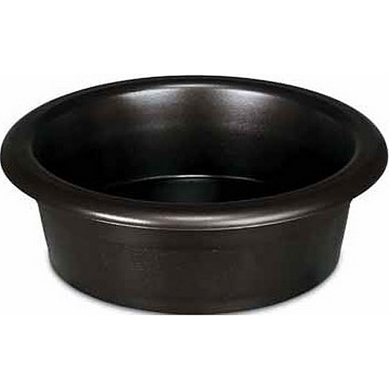 Petmate Plastic Pet Crock Dish 4 cup Black