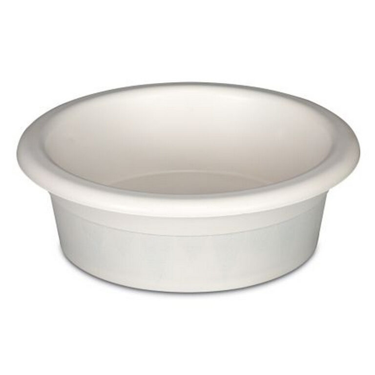 Petmate Plastic Pet Crock Dish 4 cup White