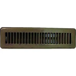 ProSource Floor Register Brown Steel 2“x12”