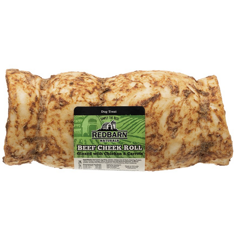 Redbarn Glazed Beef Cheek Grain Free Dog Chew Medium