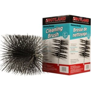 Rutland Chimney Brush 8 in Round Wood Fireplace