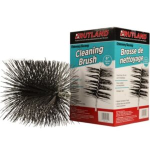 Rutland Chimney Brush 8 in Square Wood Fireplace