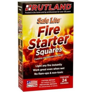 Rutland Safe Lite Fire Starter Squares 50 ct