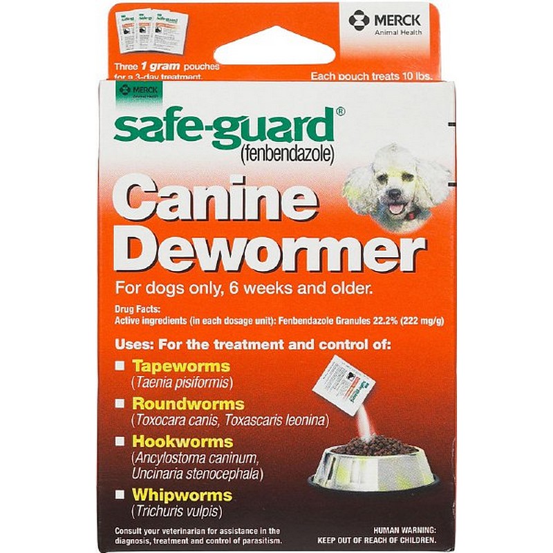 Safe Guard Canine Dewormer 1g