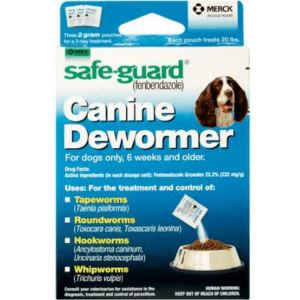 Safe Guard Canine Dewormer 2g