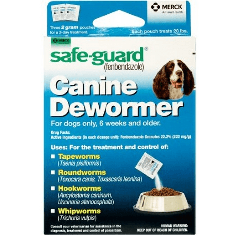 Safe Guard Canine Dewormer 2g