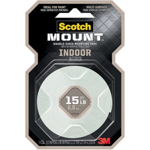 Scotch Mount Double Sided Mounting Tape 0.5x80 inch