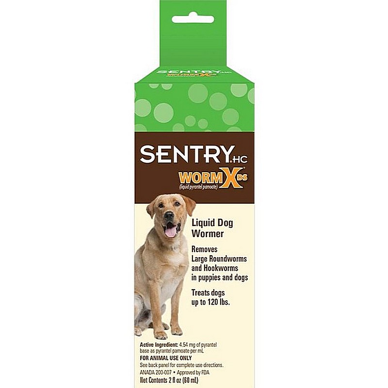 Sentry Worm X Ds Liquid Wormer for Dogs 2 oz