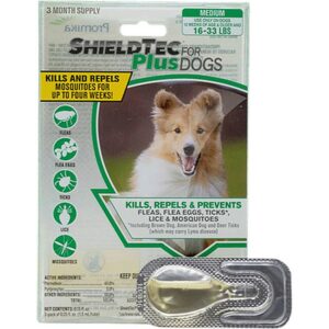 ShieldTec Plus Flea Tick for Dogs 16 to 33 lb 3Ct