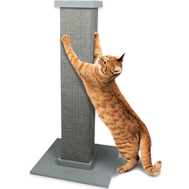 SmartCat Ultimate Cat Scratching Post Gray