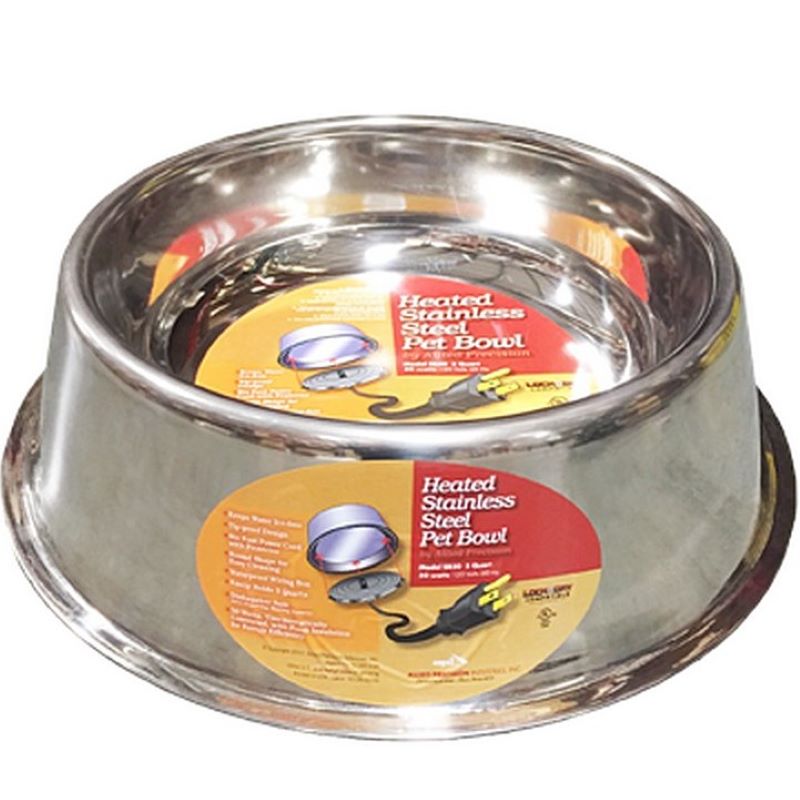 Stainless Steel Heated Pet Bowl 5 Qt