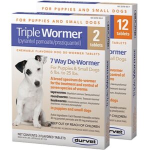 Triple Wormer for Small Dogs 6 25 lb 2Ct