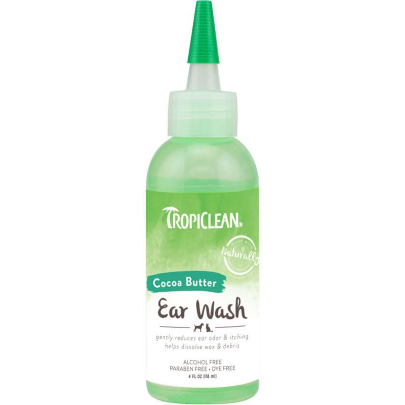 TropiClean Alcohol Free Pet Ear Wash 4 oz