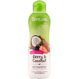 TropiClean Berry Coconut Dog Shampoo 20 oz