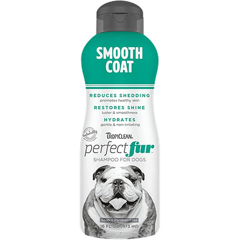 TropiClean Perfect Fur Smooth Coat 16 oz Shampoo for Dogs