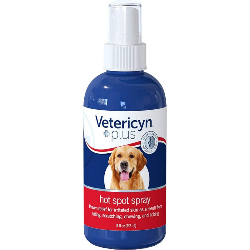 Vetericyn Plus Hot Spot Wound Spray for Dogs 8 oz