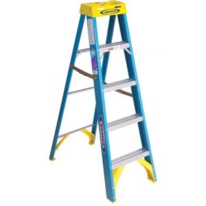 Werner Fiberglass Step Ladder Type I 5 ft