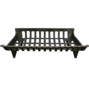Wood Fireplace Grate Cast Iron Large 24 inch