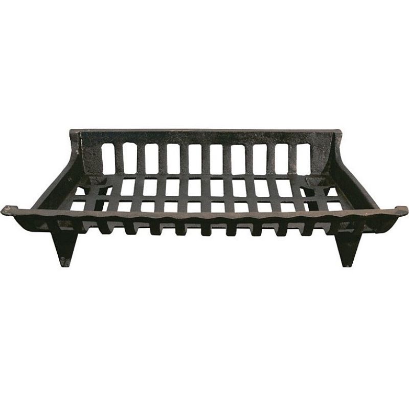 Wood Fireplace Grate Cast Iron Large 24 inch
