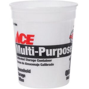 Ace Multi Purpose Clear Plastic Bucket 1 qt