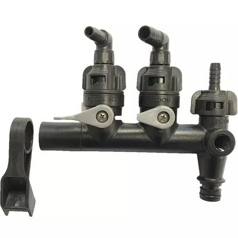 Ag Spray Quick Connect Manifold 3/8" Handgun 1/2" Boom 3/8” Bypass