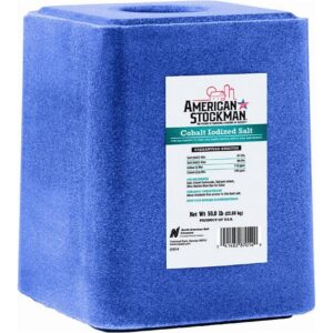 American Stockman Cobalt Blue Iodized Salt Block