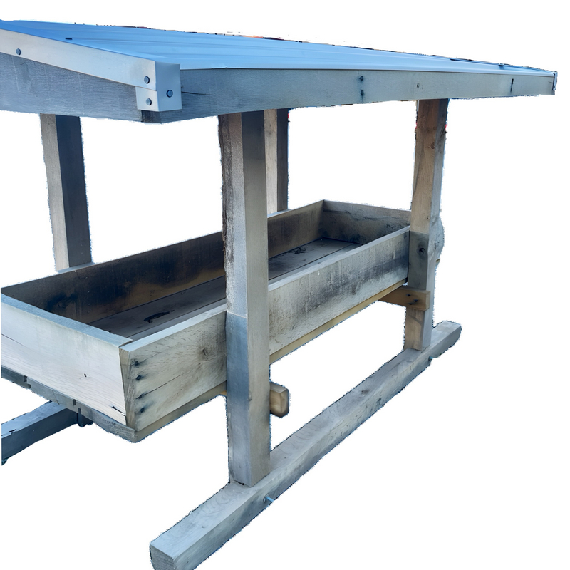 Amish Crafted Oak Covered Mineral Feeder