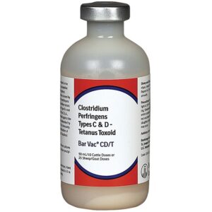 Bar-Vac CD-T Livestock Vaccine 10 Dose 50 ml