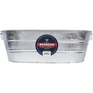 Behrens Galvanized Oval Tub 5.5 gal