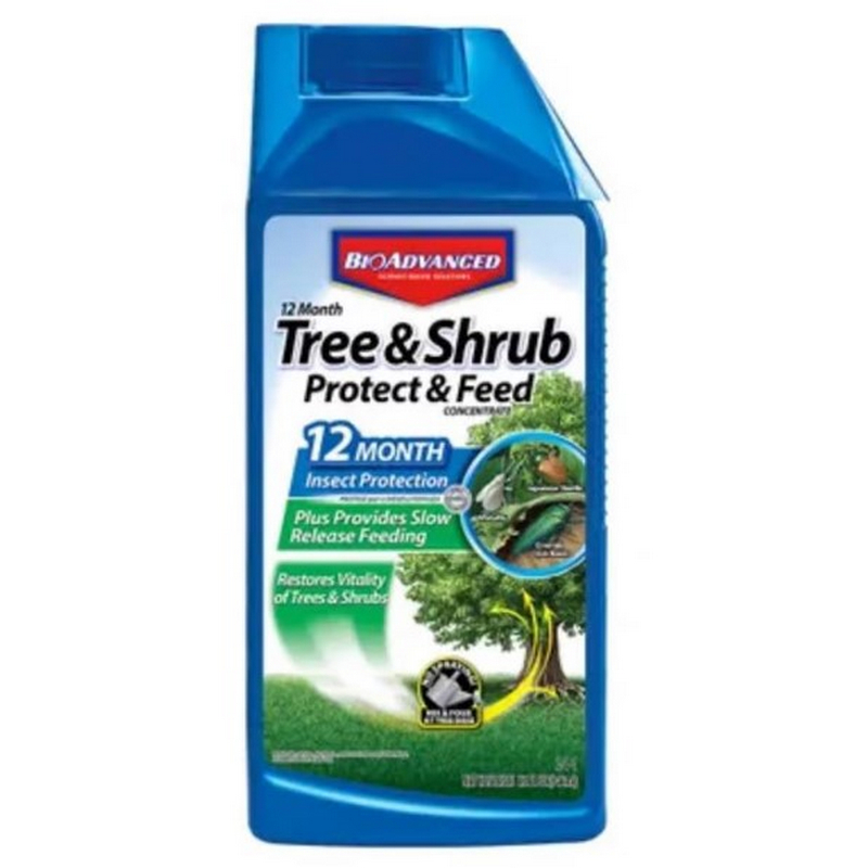 BioAdvanced 12 Month Tree and Shrub Protect & Feed Concentrate 32 oz
