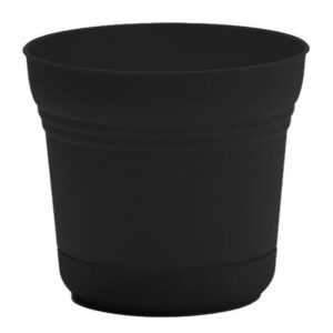 Bloem Saturn Plastic Traditional Planter Black