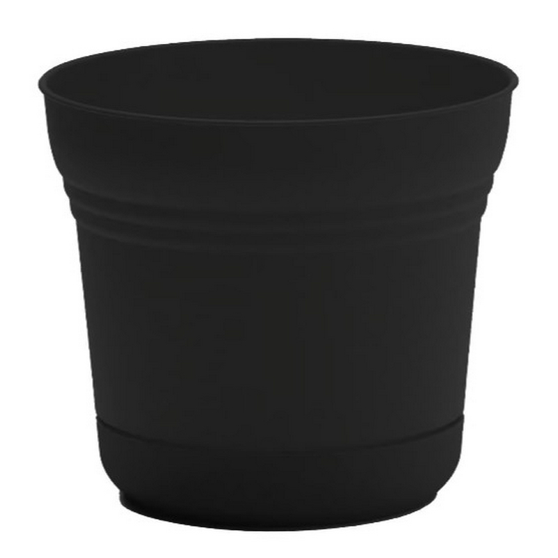 Bloem Saturn Plastic Traditional Planter Black