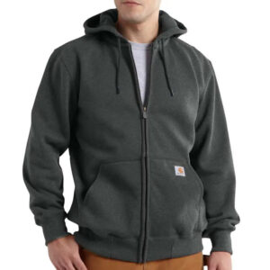 Carhart Rain Defender Heavy Weight Full Zip Hoodie Carbon