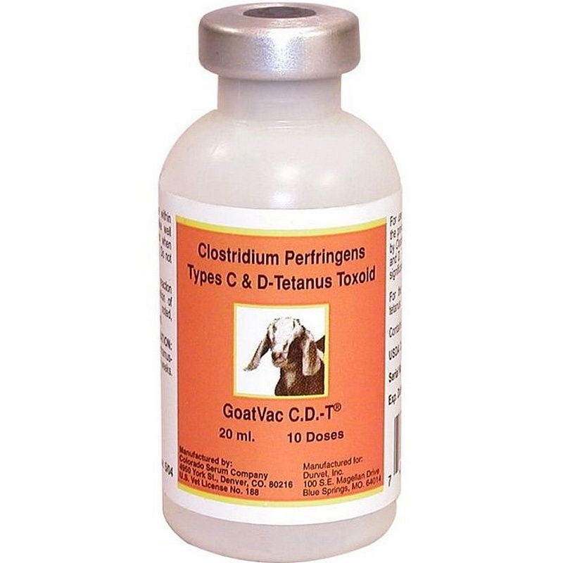 Durvet GoatVac C.D.-T Goat Vaccine 10 Dose 20 ml