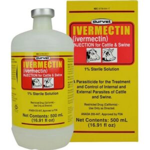 Durvet Ivermectin 1% Cattle & Swine Injection 500 ml