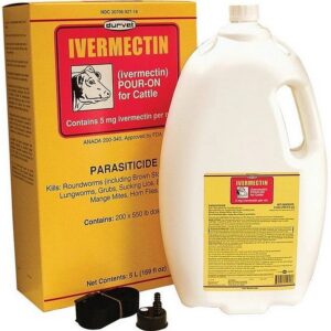 Durvet Ivermectin Pour-On Dewormer 5 L