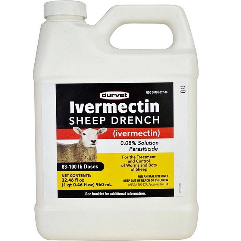 Durvet Ivermectin Sheep Drench 0.08% 960 ml