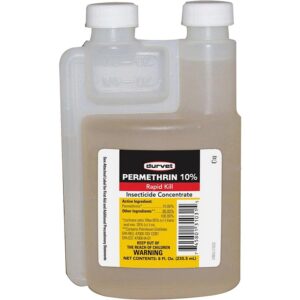 Durvet Permethrin Rapid Kill 10% Insecticide Concentrate 8 oz