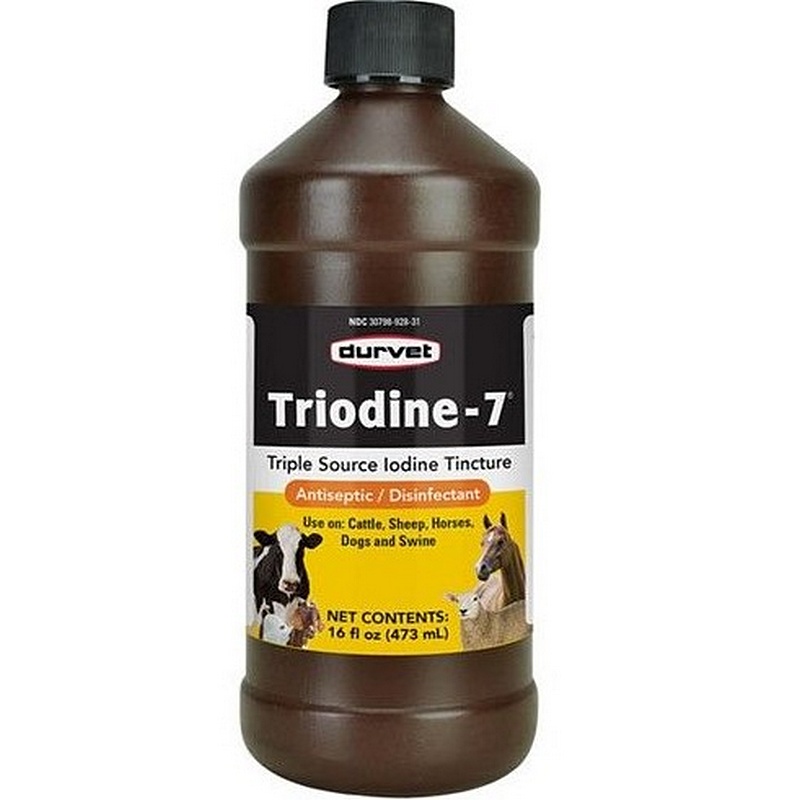 Durvet Triodine-7 Antiseptic Disinfectant 16 oz