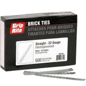 Grip-Rite Brick Wall Ties 22 ga 500 ct