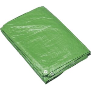 Grip-Rite Heavy-Duty Green & Brown Poly Tarp 12’x16’