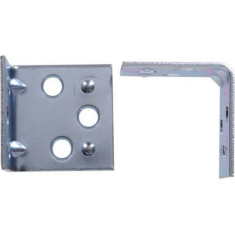 Hillman Double Wide Corner Brace Zinc Plated 2”