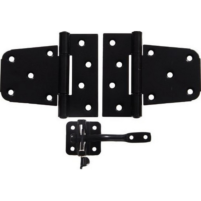 Hillman Heavy-Duty Steel Black Gate Hardware Kit