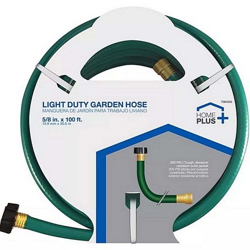 Home Plus Light Duty Garden Hose 5-8”x100’