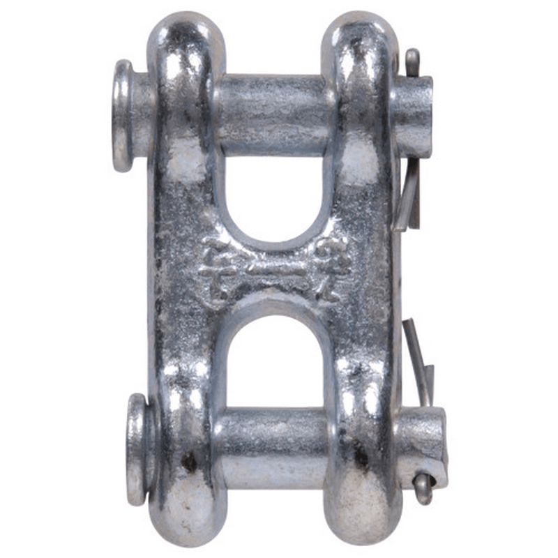 Hot Dipped Galvanized Double Clevis Link 3/8 inch