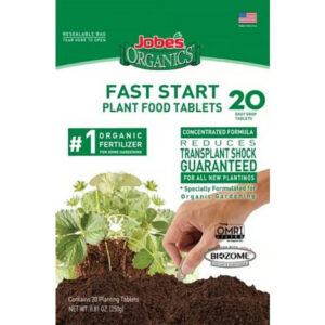 Jobe's Organic Fast Start Plant Food Tablets 20 pk