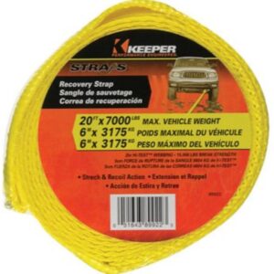 Keeper Yellow Recovery Strap 2 inch x20 ft 7000 lb